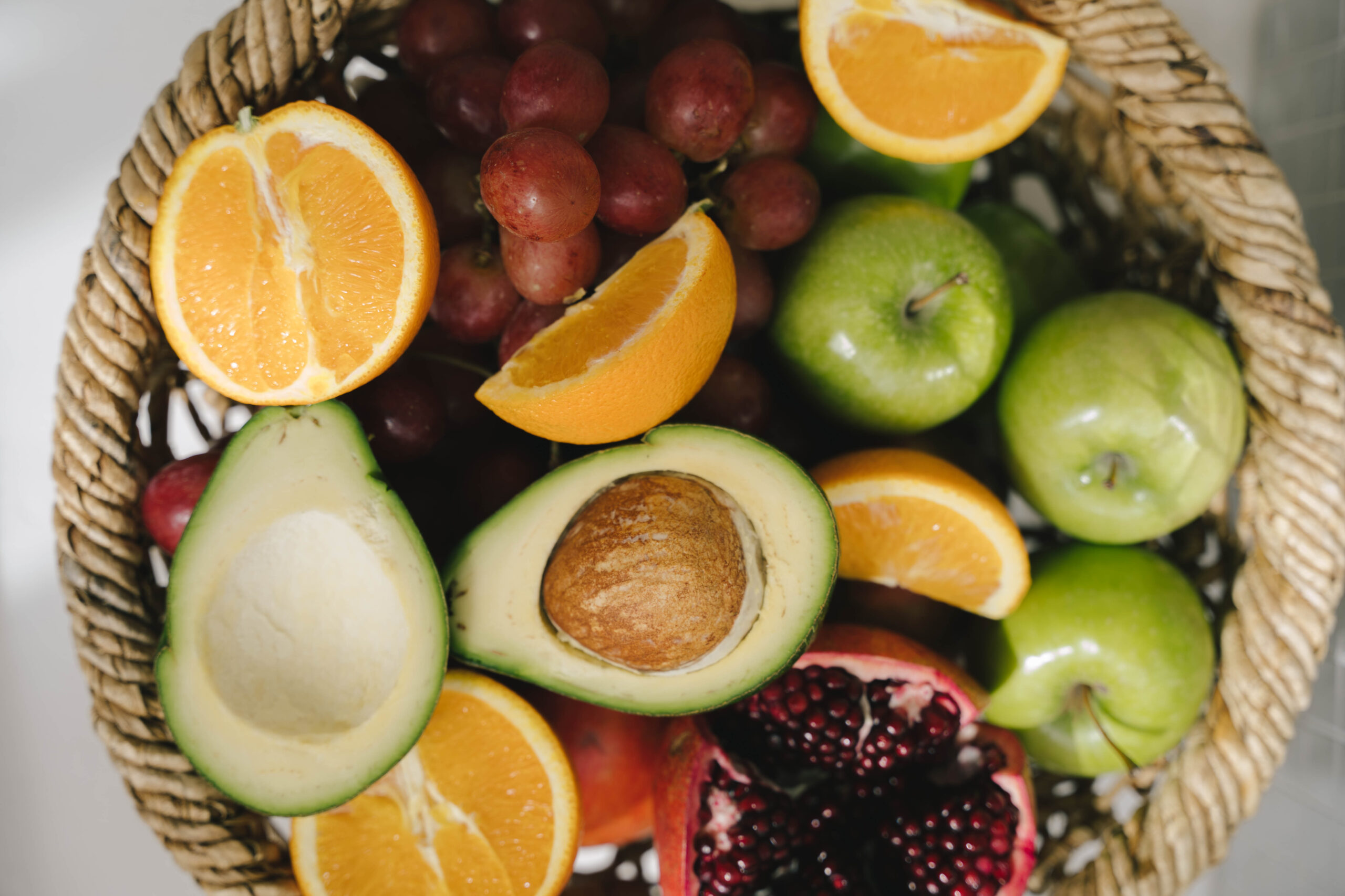 Mooie fruitschaal. Luister naar Afvallen. De eerste dag
